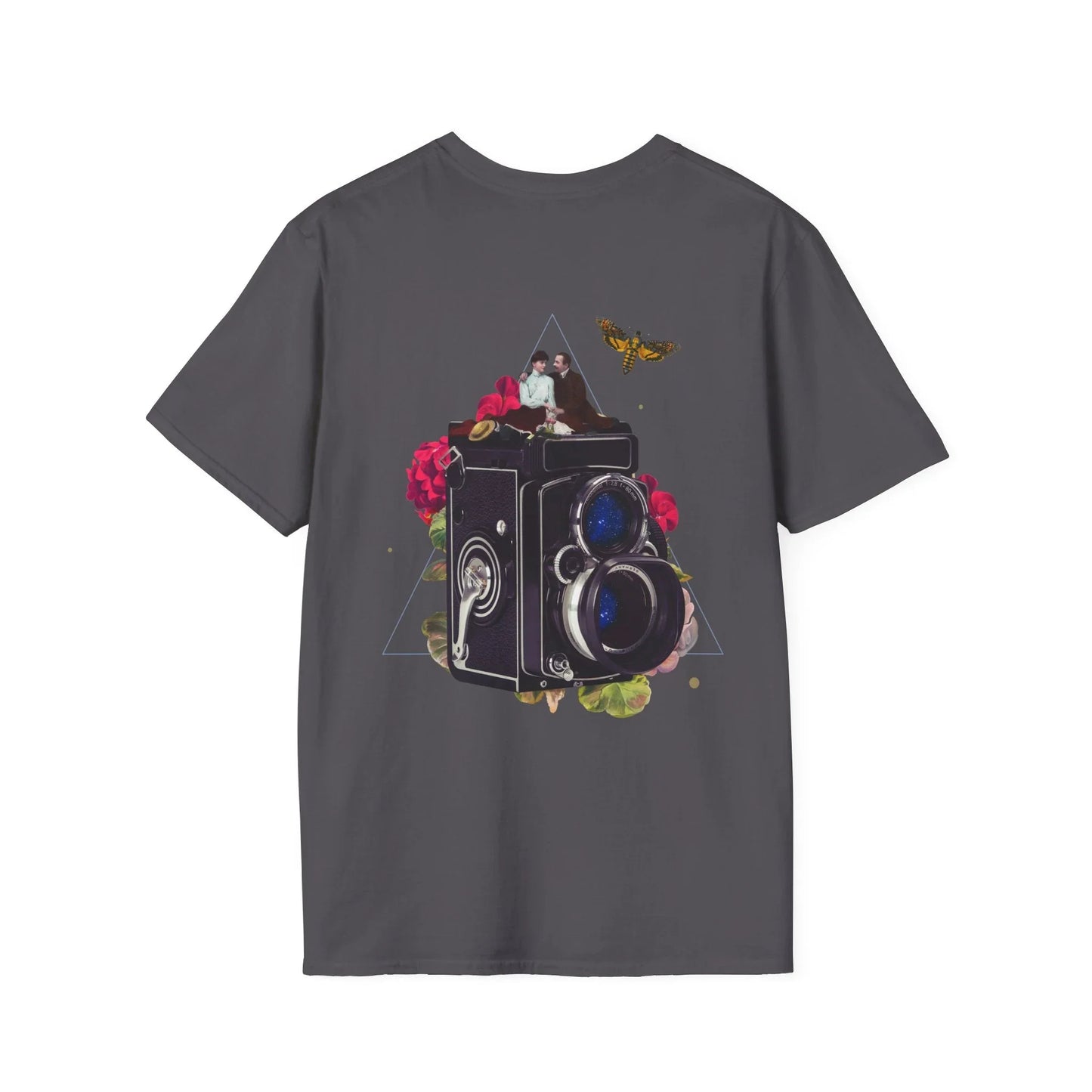 Camera - Quirky Collage - Unisex T-Shirt - Back Print - STREET STYLE