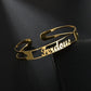 Customized Name Bracelet Personalized Custom Bangles Stainless Steel Jewelry - STREET STYLE