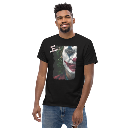 T-Shirt Joker Super Cattivo - Cotone Fiammato Unisex