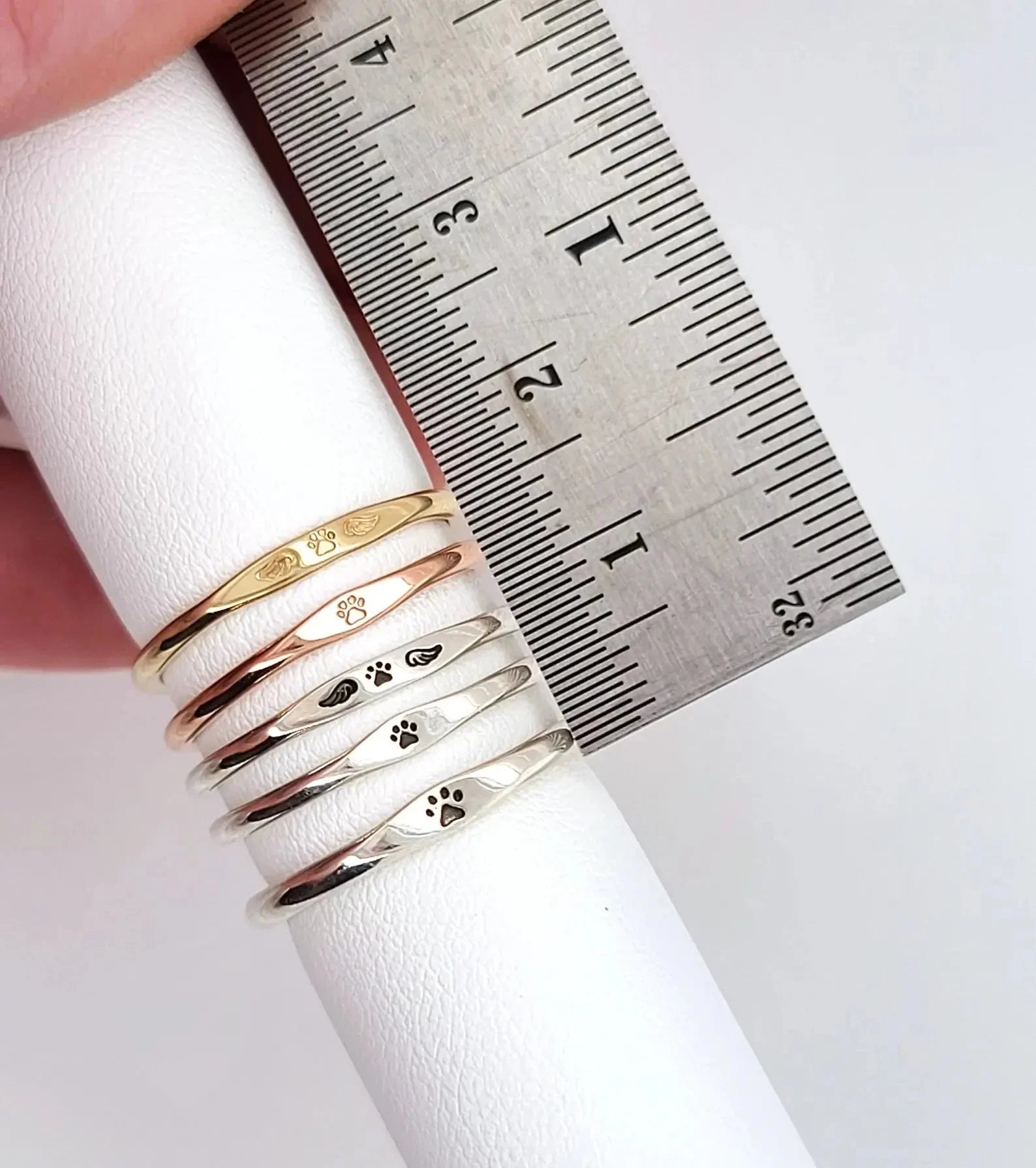 Tiny Name Ring - Minimalist Ring - delicate ring - STREET STYLE