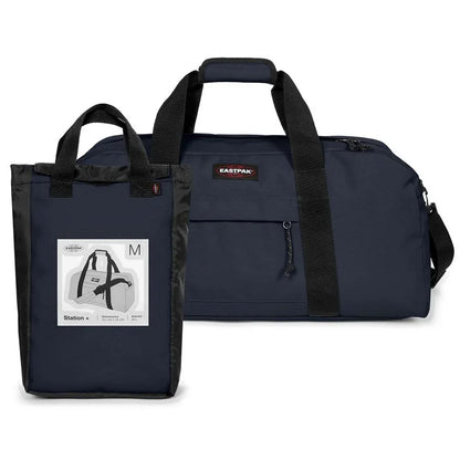Eastpak Station + Duffel Bag, 30 x 62 x 29 cm, 58 L, Black, Station + - STREET STYLE