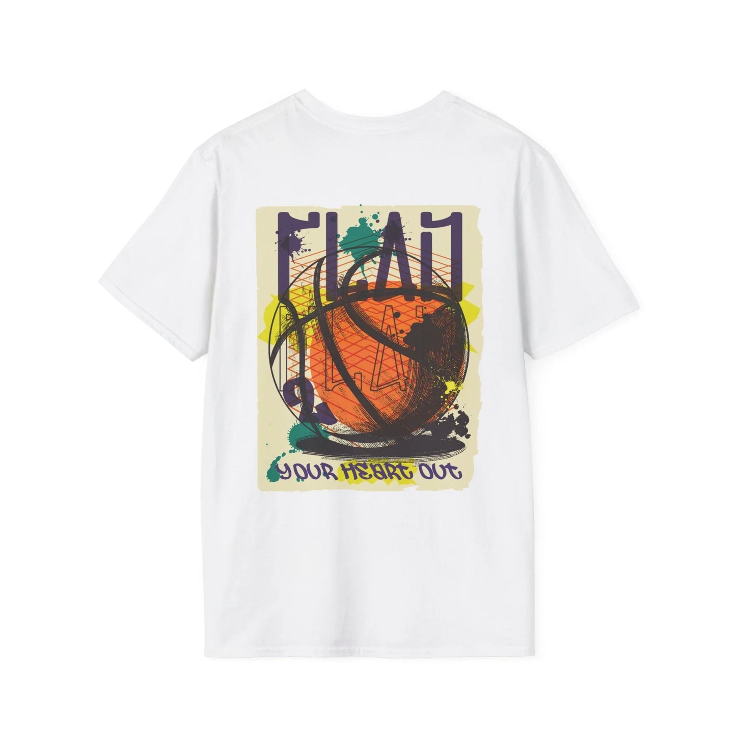 Basketball - Urban Graffiti - Unisex T-Shirt - Back Print - STREET STYLE