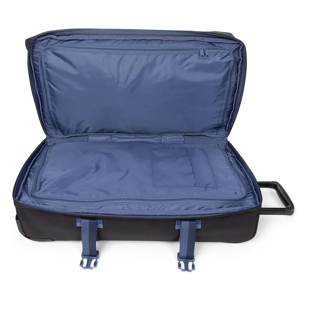 Eastpak TRANVERZ L Suitcase, 79 x 40 x 33 cm, 121 L, Black Denim, Tranverz L - STREET STYLE