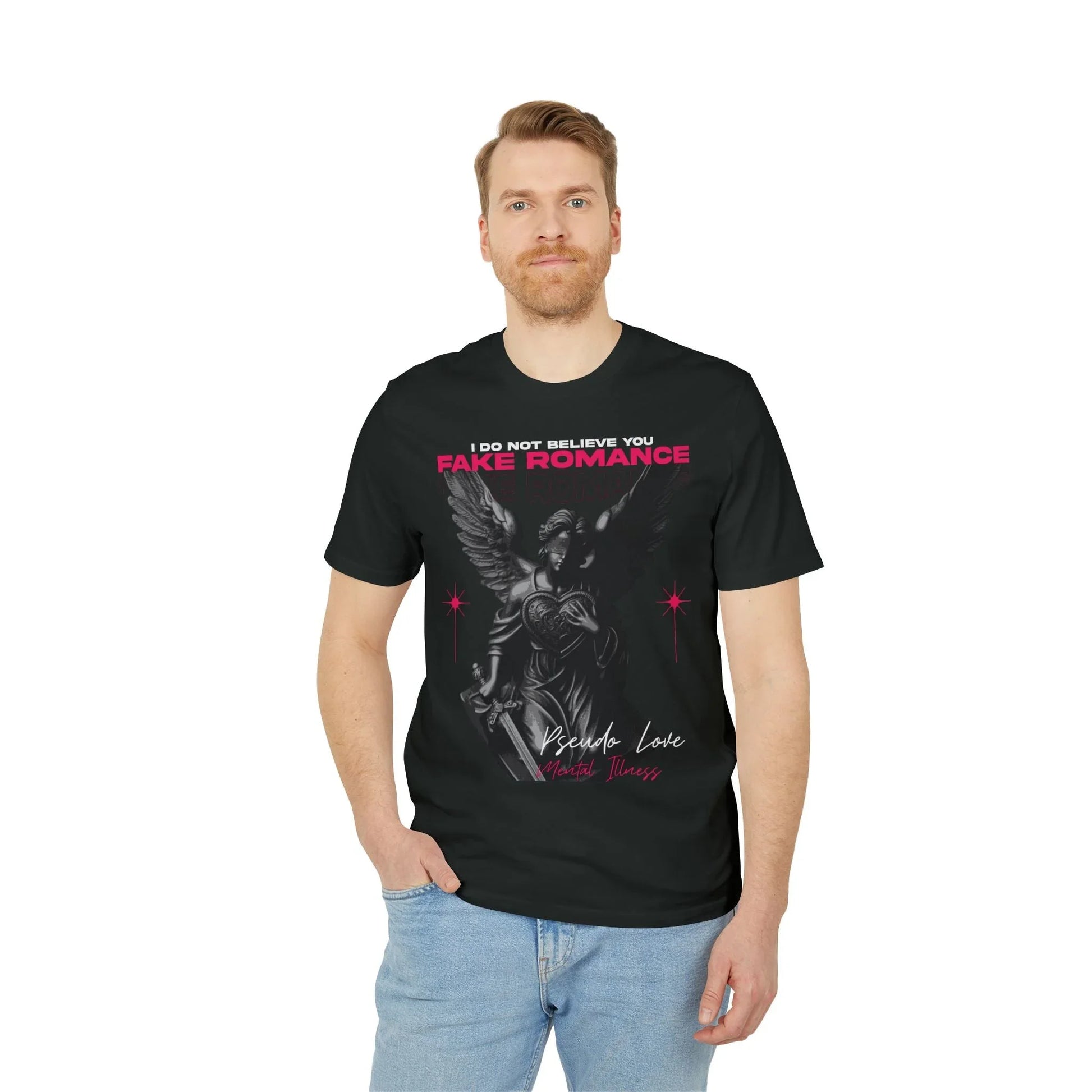 Fake Romance Pseudo Love - Gods Way - Premium Bio Unisex T-Shirt - Front Print - STREET STYLE