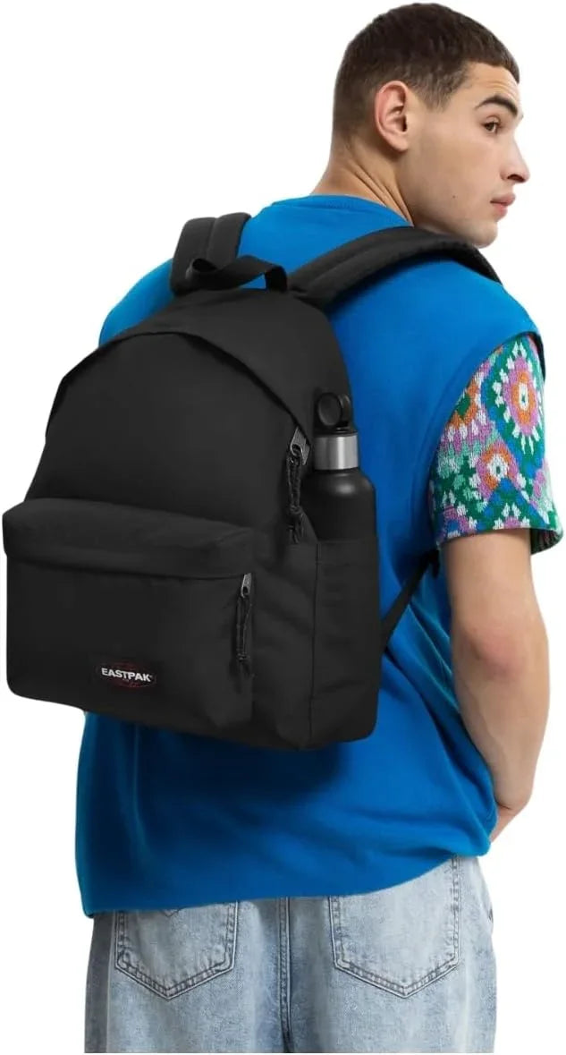 EASTPAK Day Pak'r Model Backpack Black with Additional Zip and Laptop Holder 13.3, Black, One size - STREET STYLE
