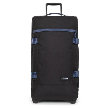 Eastpak TRANVERZ L Suitcase, 79 x 40 x 33 cm, 121 L, Black Denim, Tranverz L - STREET STYLE
