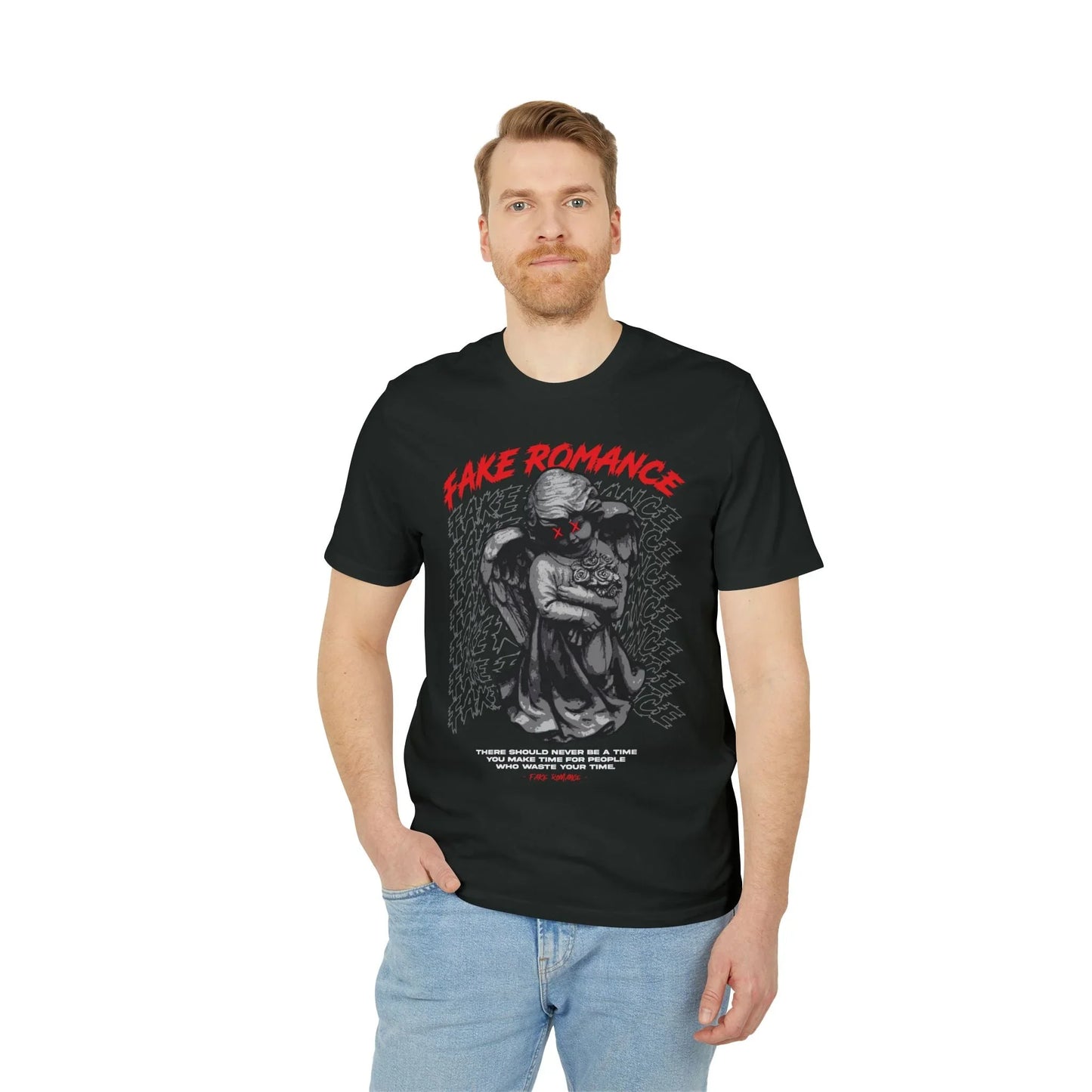 Fake Romance - Gods Way - Premium Bio Unisex T-Shirt - Front Print - STREET STYLE