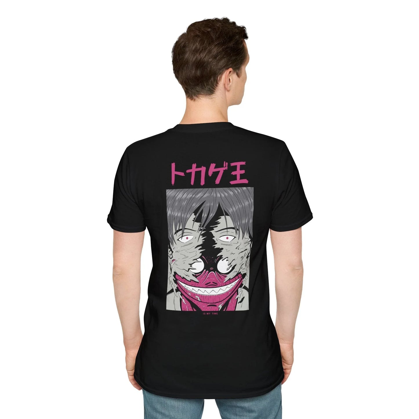 Is my Time - Japanese Horror - Unisex T-Shirt - Back Print - STREET STYLE