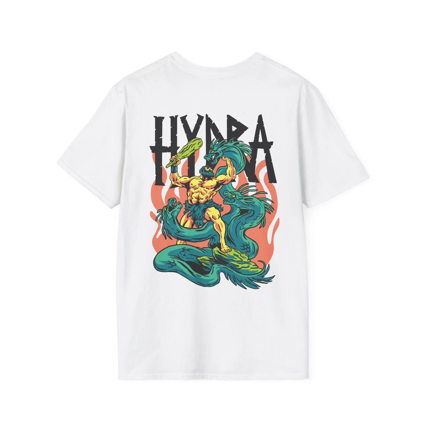 Hydra - Greek Mythology - Unisex T-Shirt - Back Print - STREET STYLE