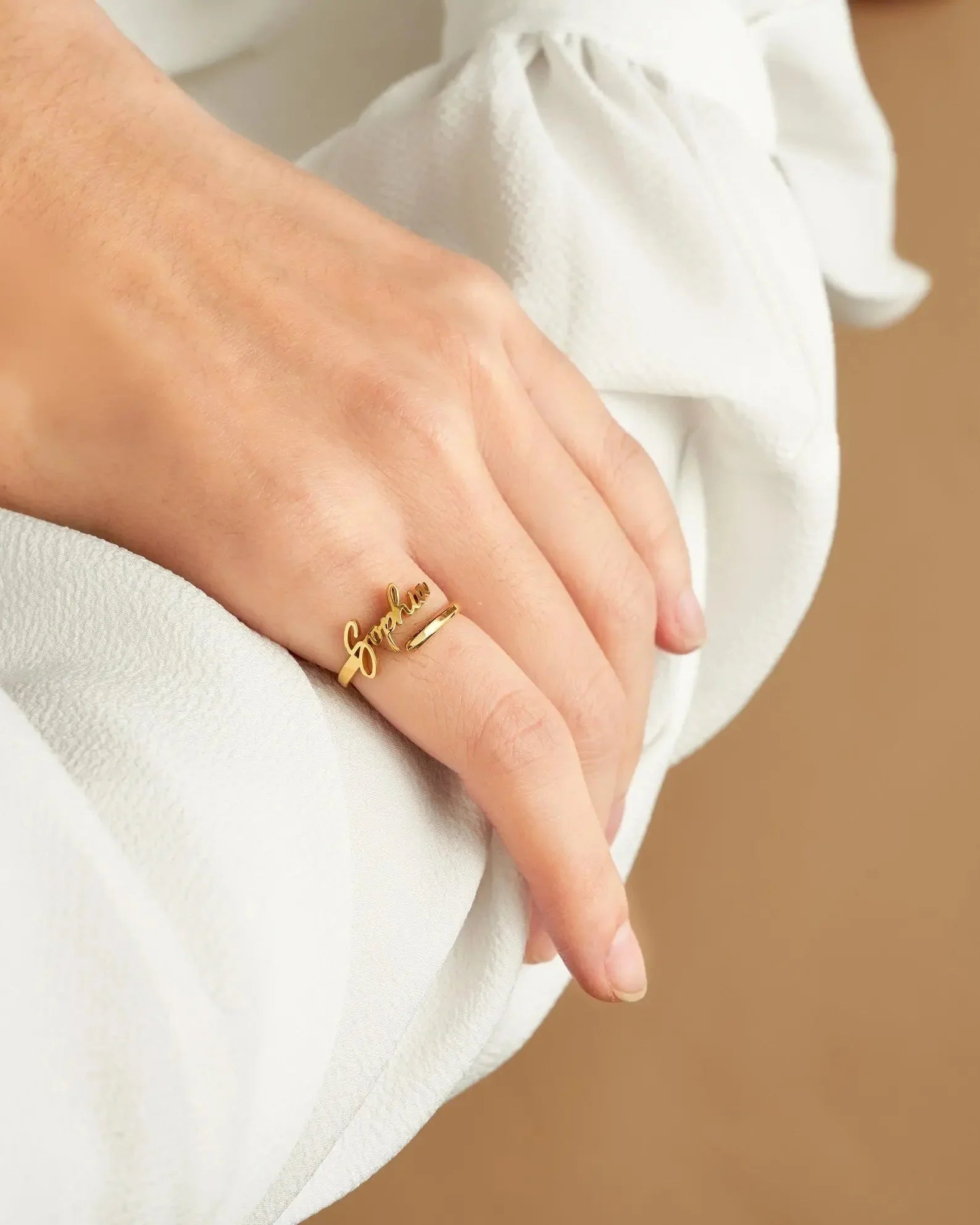 One Name Ring - personalized ring - STREET STYLE