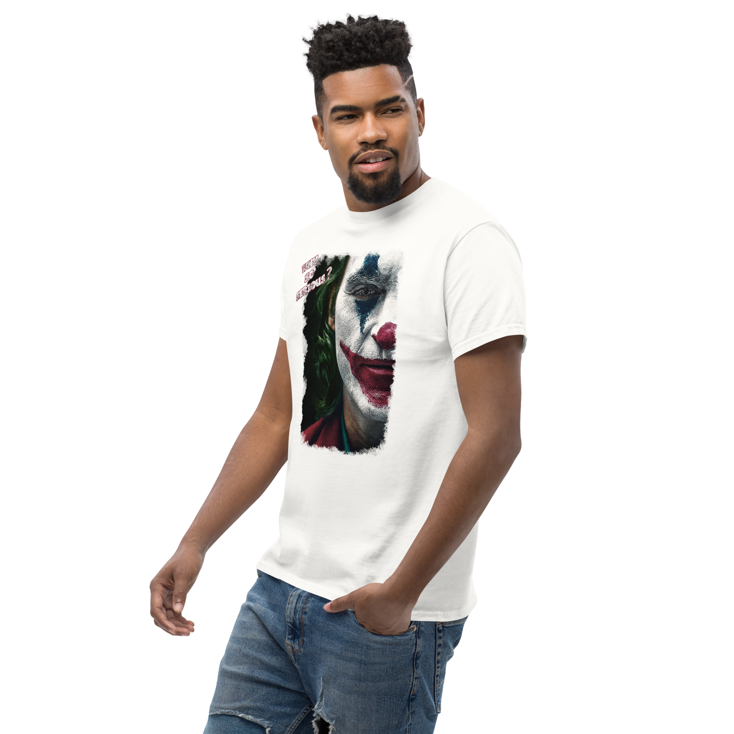 T-Shirt Joker Super Cattivo - Cotone Fiammato Unisex