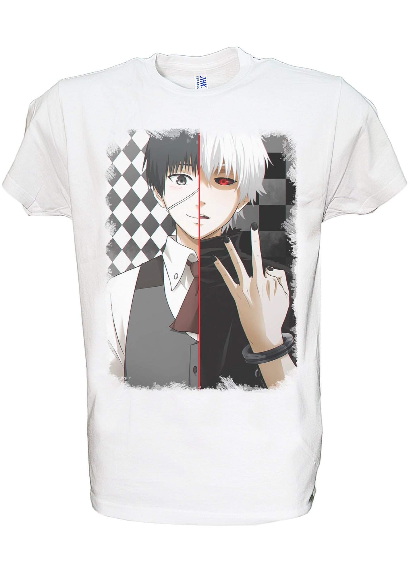 Goku Ghoul Manga Anime Fumetti 6003-5 T-shirt Urban Men Uomo 100% Cotone Pettinato JK - STREET STYLE