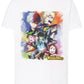 Boku no Hero Academia Manga Anime Fumetti 6005-3 T-shirt Urban Men Uomo 100% Cotone Pettinato JK - STREET STYLE