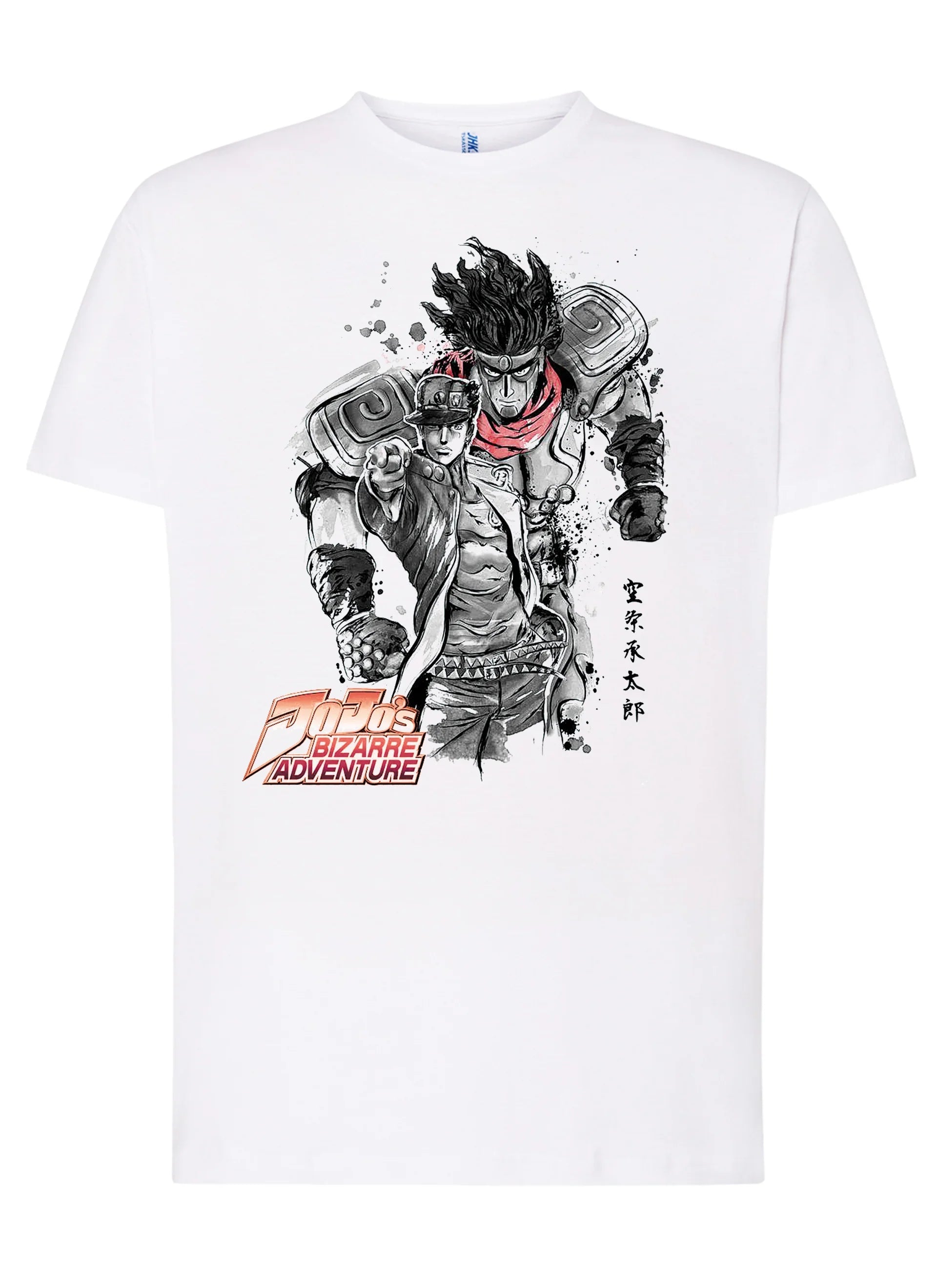 Jojo Bizarre Adventure Manga Anime Fumetti 6007-2 T-shirt Urban Men Uomo 100% Cotone Pettinato JK - STREET STYLE