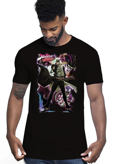 Jojo Bizarre Adventure Manga Anime Fumetti 6007-3 T-shirt Urban Men Uomo 100% Cotone Pettinato JK - STREET STYLE