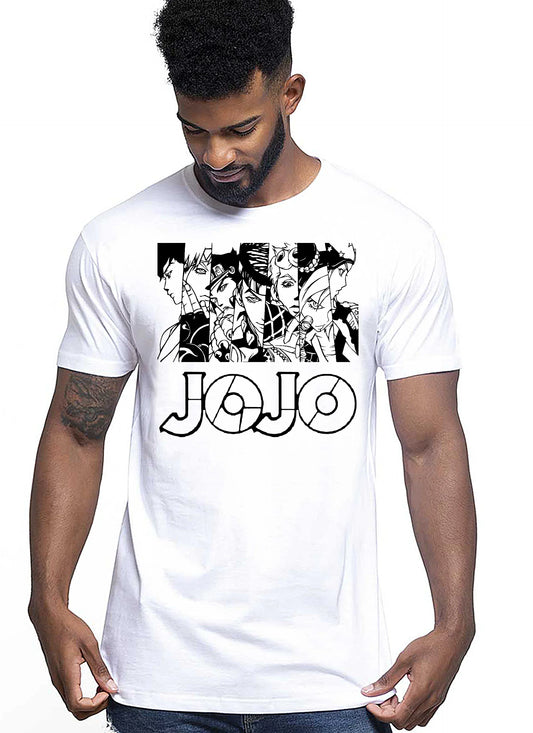 Jojo Adventure Manga Anime Fumetti 6007 T-shirt Urban Men Uomo 100% Cotone Pettinato JK - STREET STYLE