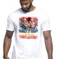 Sword art Online Manga Anime Fumetti 6008-2 T-shirt Urban Men Uomo 100% Cotone Pettinato JK - STREET STYLE