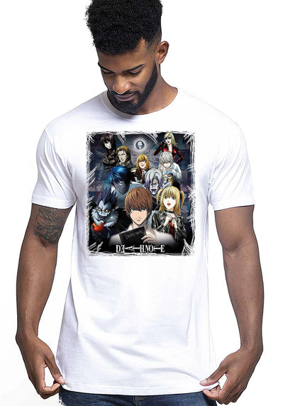Death Note Manga Anime Fumetti 6010-2 T-shirt Urban Men Uomo 100% Cotone Pettinato JK - STREET STYLE