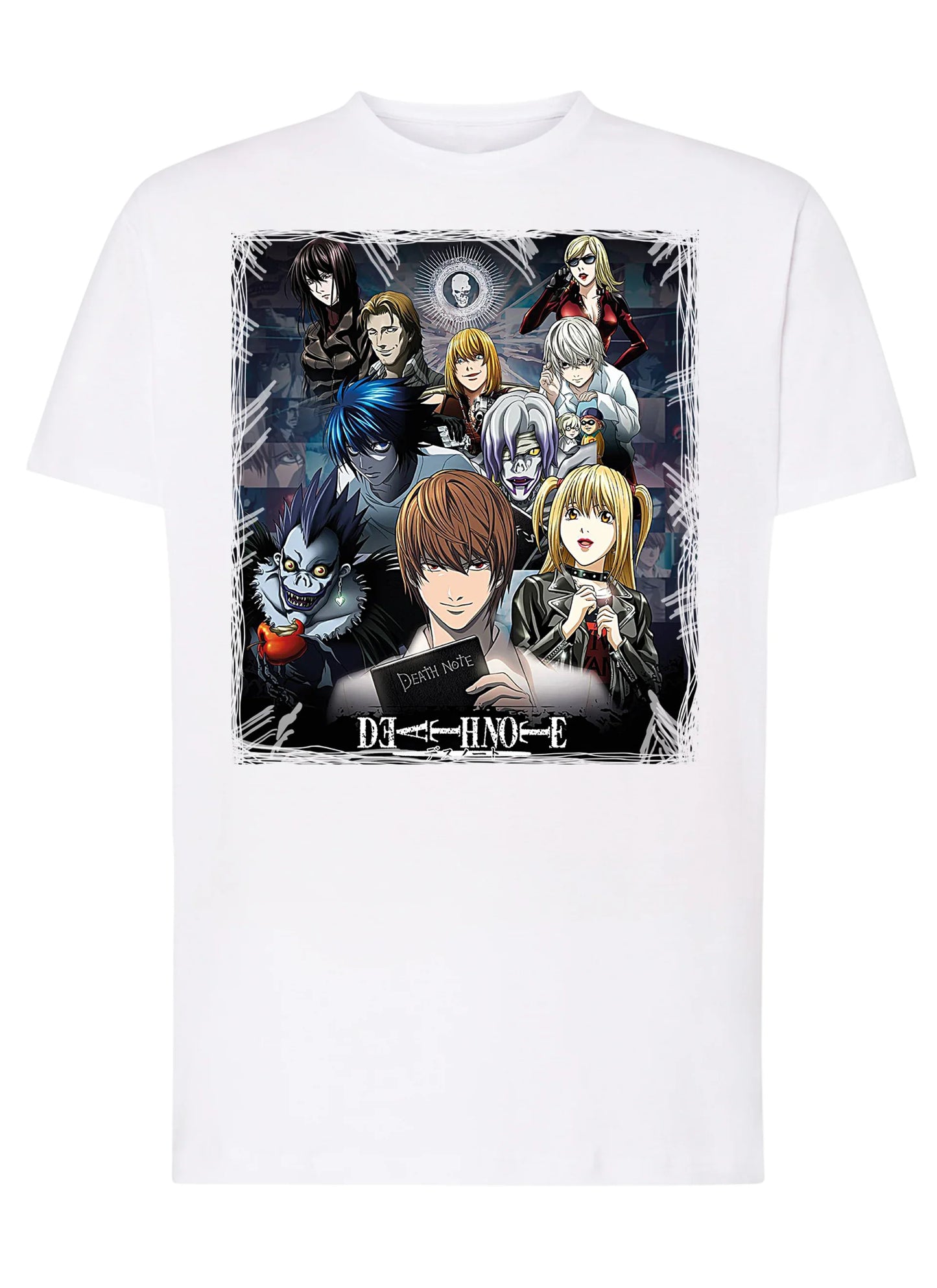 Death Note Manga Anime Fumetti 6010-2 T-shirt Urban Men Uomo 100% Cotone Pettinato JK - STREET STYLE
