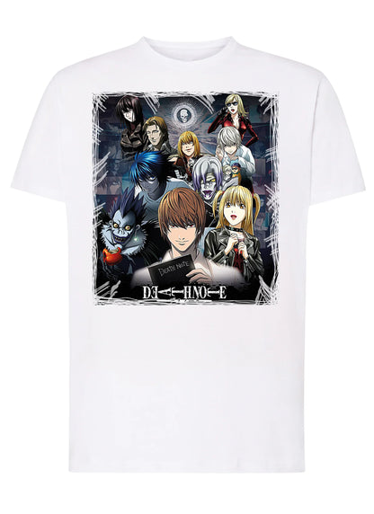 Death Note Manga Anime Fumetti 6010-2 T-shirt Urban Men Uomo 100% Cotone Pettinato JK - STREET STYLE