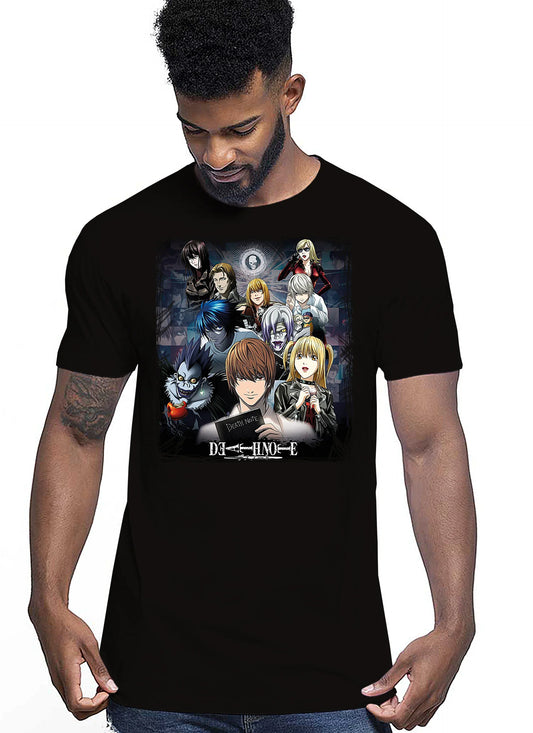 Death Note Manga Anime Fumetti 6010-2 T-shirt Urban Men Uomo 100% Cotone Pettinato JK - STREET STYLE