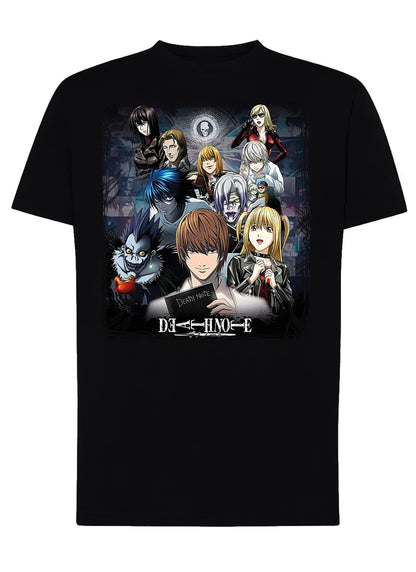 Death Note Manga Anime Fumetti 6010-2 T-shirt Urban Men Uomo 100% Cotone Pettinato JK - STREET STYLE