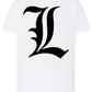 Death Note Manga Anime Fumetti 6010-3 T-shirt Urban Men Uomo 100% Cotone Pettinato JK - STREET STYLE