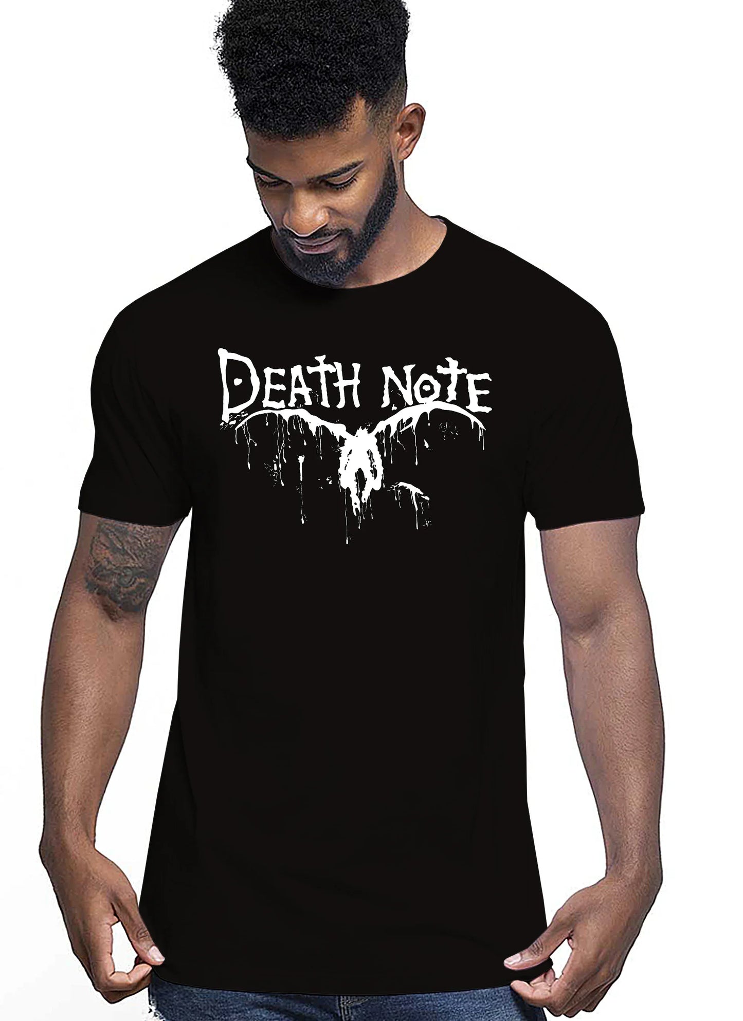 Death Note Manga Anime Fumetti 6010-4-2 T-shirt Urban Men Uomo 100% Cotone Pettinato JK - STREET STYLE