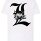 Death Note L3D Manga Anime Fumetti 6010-5 T-shirt Urban Men Uomo 100% Cotone Pettinato JK - STREET STYLE