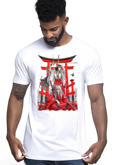 Guerriero Manga Giapponese Manga Anime Fumetti 6013-2 T-shirt Urban Men Uomo 100% Cotone Pettinato JK - STREET STYLE