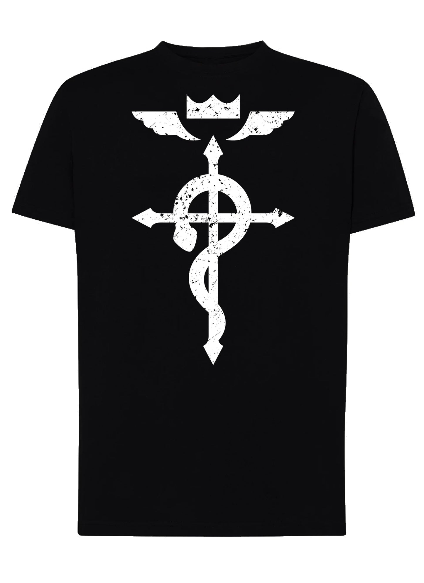 Fullmetal Alchemist Manga Anime Fumetti 6014-2 T-shirt Urban Men Uomo 100% Cotone Pettinato JK - STREET STYLE