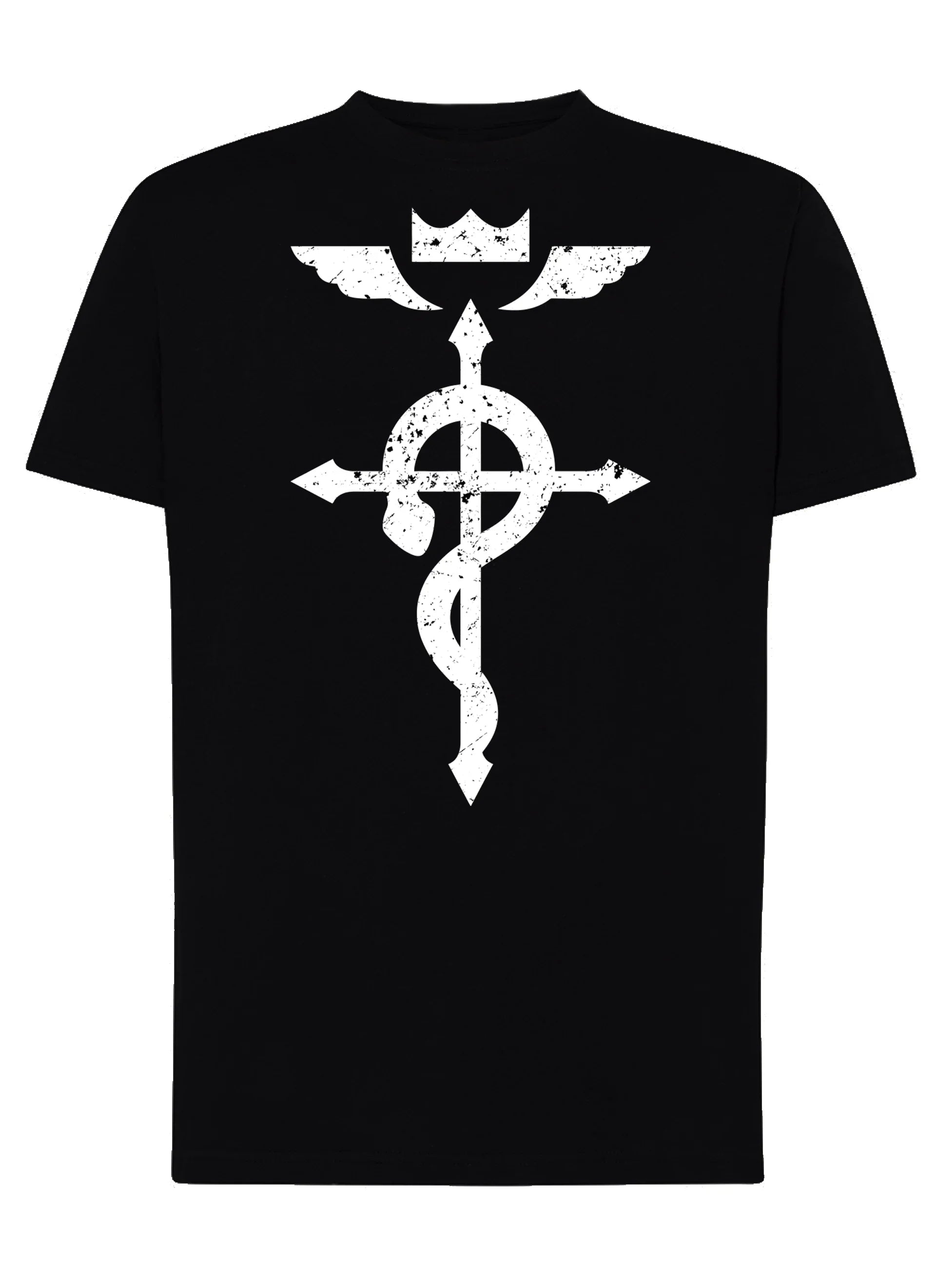 Fullmetal Alchemist Manga Anime Fumetti 6014-2 T-shirt Urban Men Uomo 100% Cotone Pettinato JK - STREET STYLE