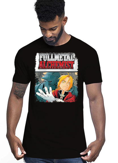 Fullmetal Alchemist Manga Anime Fumetti 6014-3 T-shirt Urban Men Uomo 100% Cotone Pettinato JK - STREET STYLE
