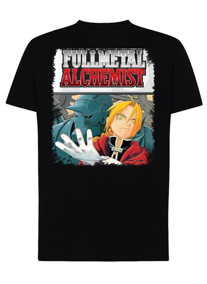 Fullmetal Alchemist Manga Anime Fumetti 6014-3 T-shirt Urban Men Uomo 100% Cotone Pettinato JK - STREET STYLE