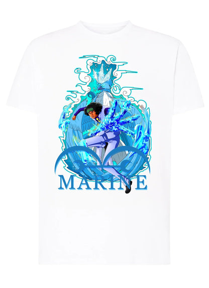 Of Marine 1 Manga Anime Fumetti 6018-32 T-shirt Urban Men Uomo 100% Cotone Pettinato JK - STREET STYLE
