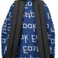 Padded Zippl'r Backpack Chatty Blue White Blue, blue - STREET STYLE