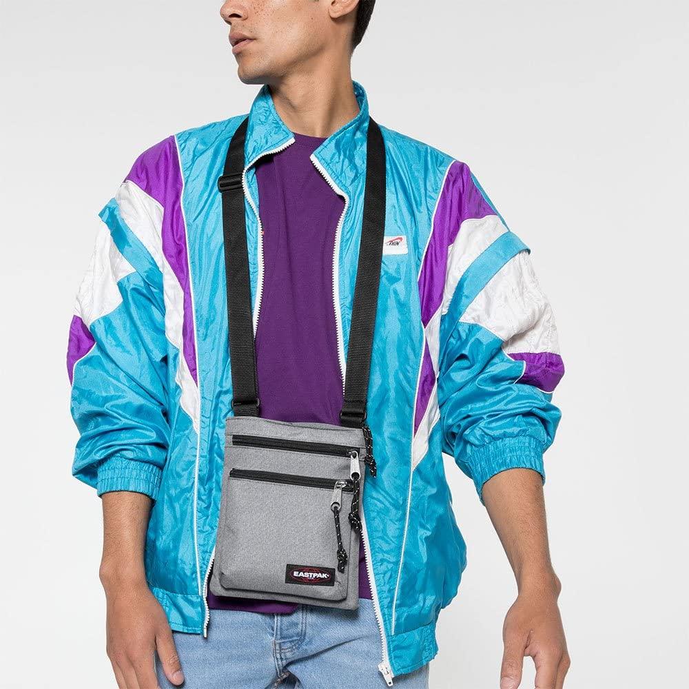 Eastpak RUSHER Shoulder Bag, 1.5 L, Black Denim, Rusher - STREET STYLE