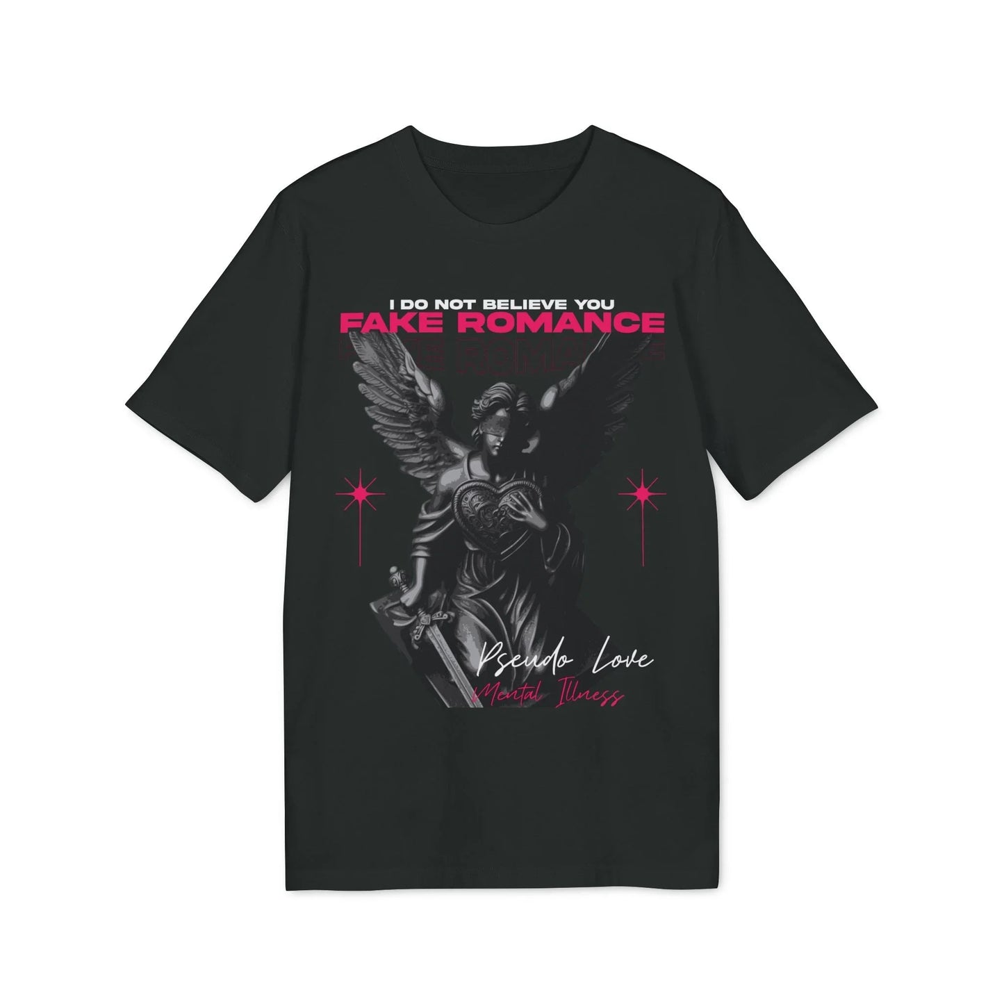 Fake Romance Pseudo Love - Gods Way - Premium Bio Unisex T-Shirt - Front Print - STREET STYLE