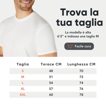 STREET STYLE T-shirt Uomo 100% Cotone Bio Pack 3/5 - STREET STYLE