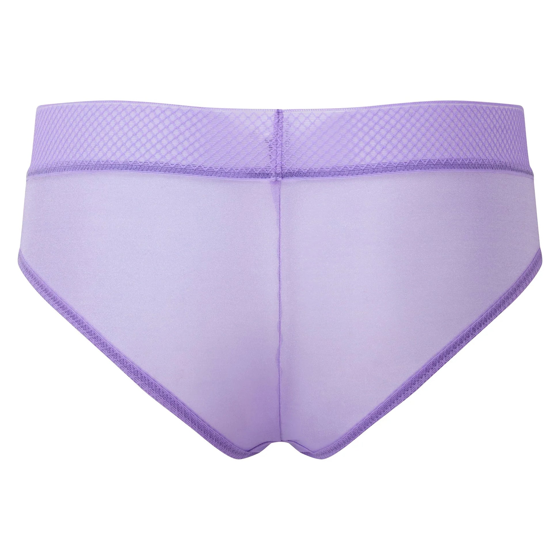 Gossard Glossies Violet Sheer Mesh Cheeky Short Panty - STREET STYLE