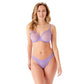 Gossard Glossies Violet Sheer Mesh Tanga Thong Panty - STREET STYLE