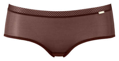 Sheer See Through Shorts Panty Gossard Glossies Brown - STREET STYLE