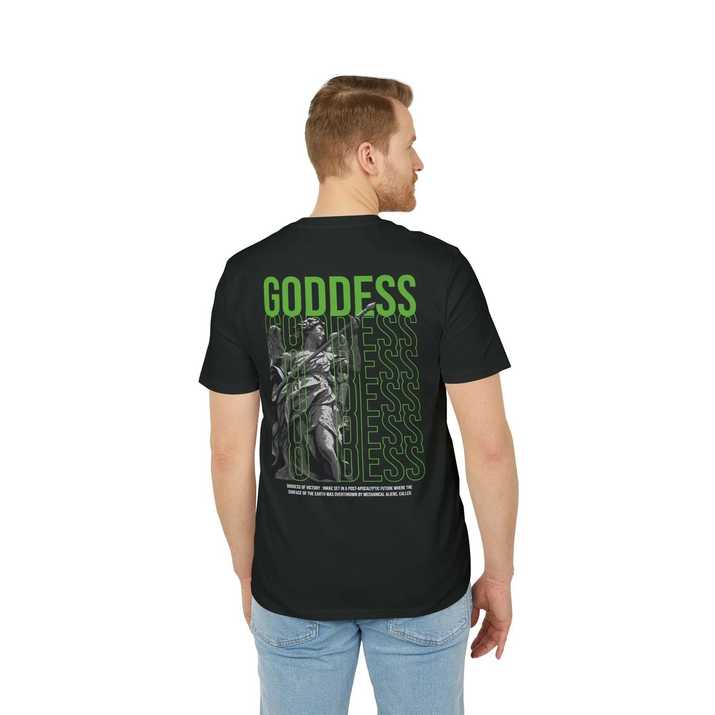 Goddess - Gods Way - Premium Bio Unisex T-Shirt - Back Print - STREET STYLE