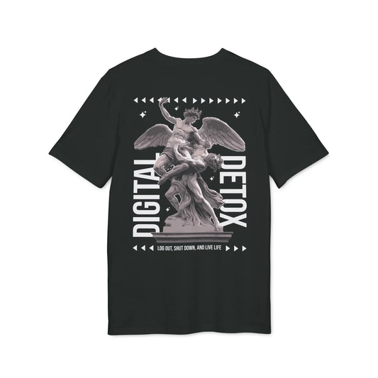 Digital Detox - Gods Way - Premium Bio Unisex T-Shirt - Back Print - STREET STYLE