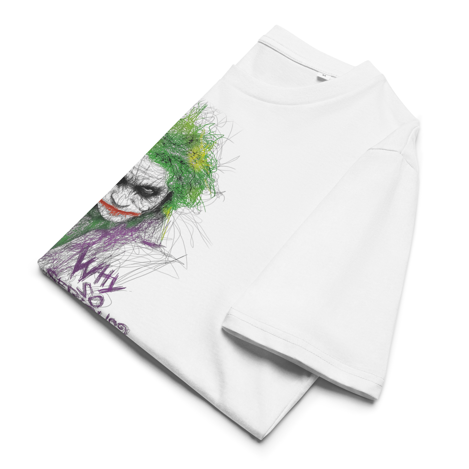 T-shirt Joker  Uomo - Stilizzato Cinema Made in Italy STREET STYLE