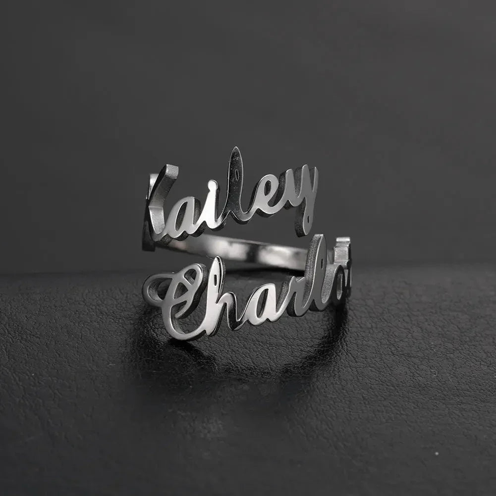 Name Ring - custom name ring - STREET STYLE