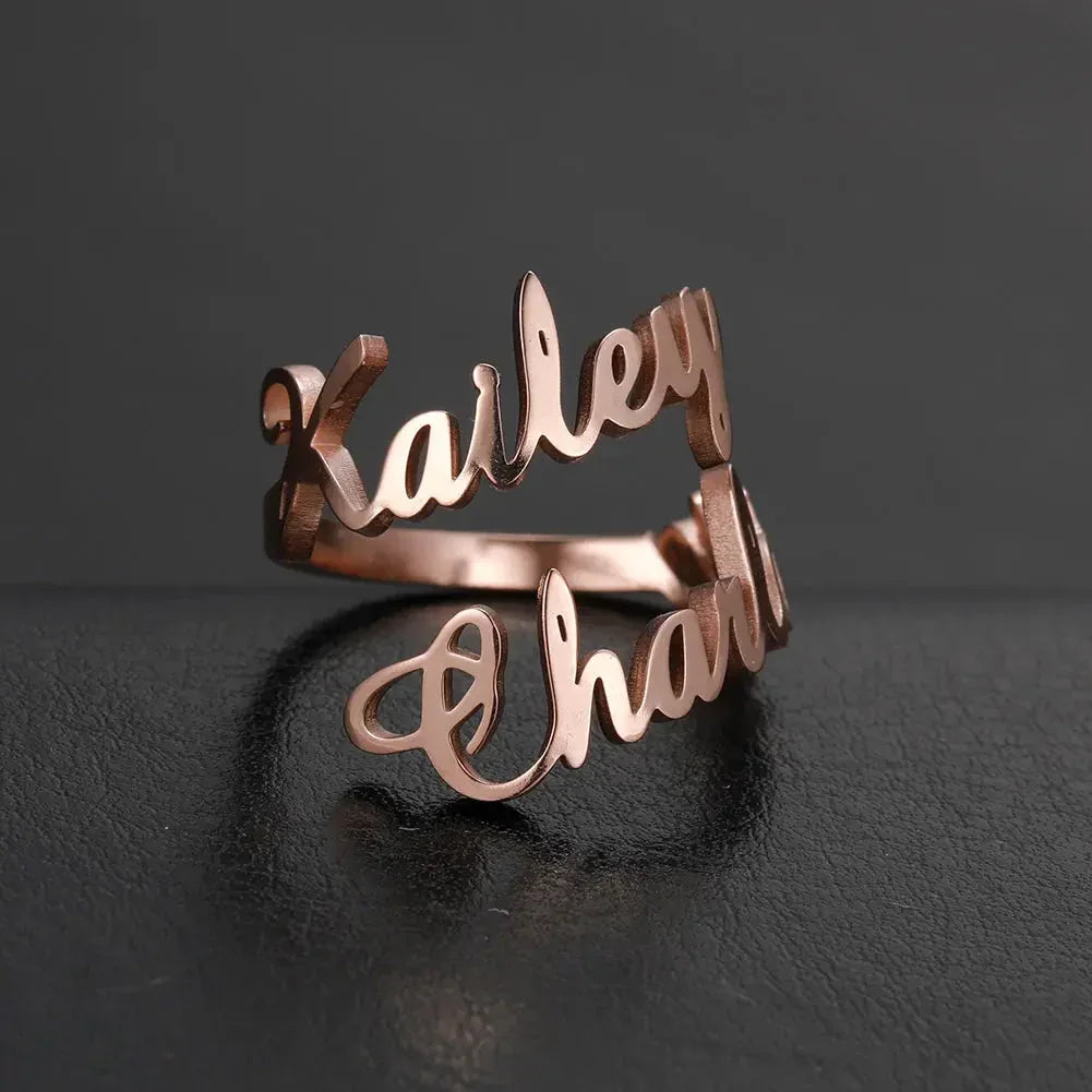 Name Ring - custom name ring - STREET STYLE