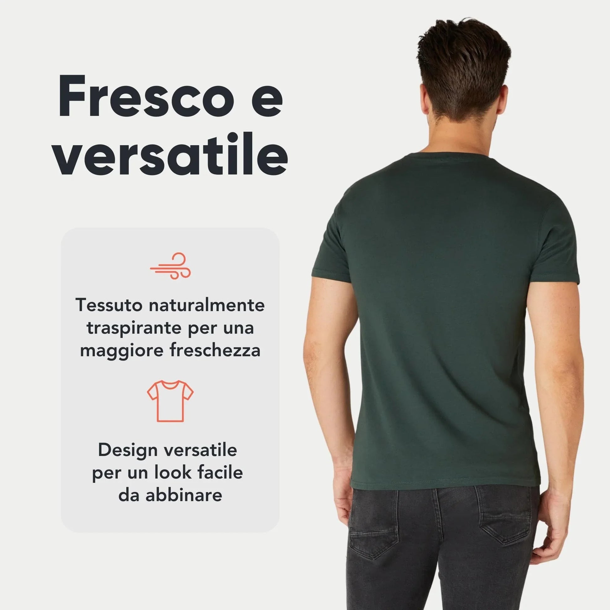 STREET STYLE T-shirt Uomo 100% Cotone Bio Pack 3/5 - STREET STYLE