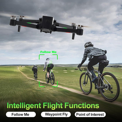 Drone con Fotocamera 4K UHD per Adulti, Droni GPS con Motore Brushless, Trasmissione in Tempo Reale 5G, Seguimi, Ritorno Automatico, Drone per Principianti TD31GPS