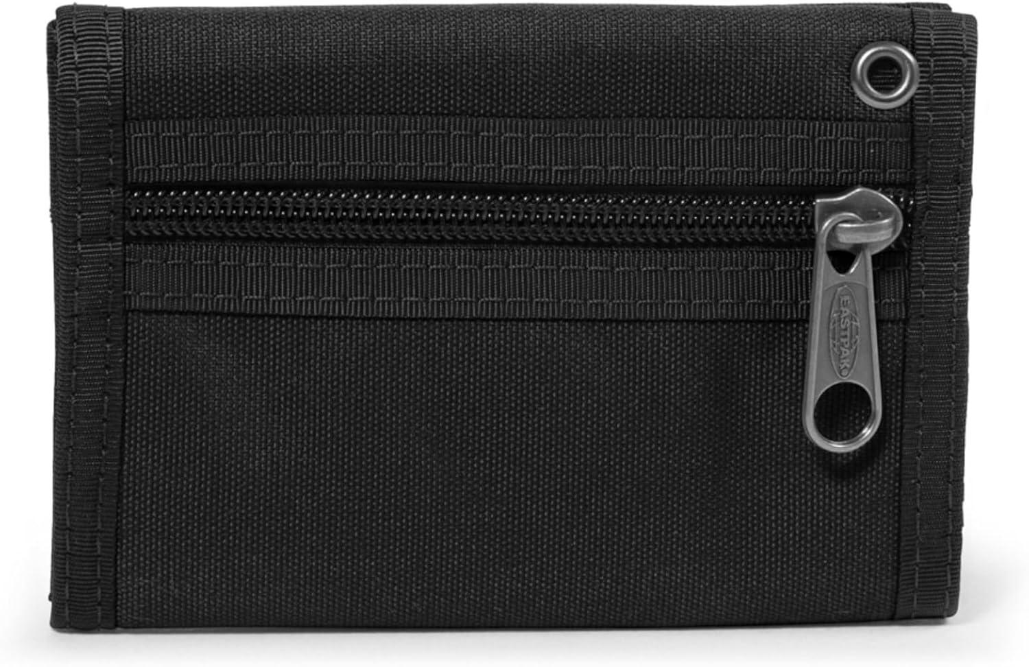 Eastpak DOGGY BAG Waist Bag, 40 cm, 24 L, Black (Black) & CREW SINGLE Wallet, 22 cm, Black (Black), Black - STREET STYLE